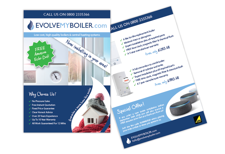 Evolve My Boiler Leaflet