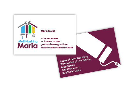 Multi-tasking Maria Business Card